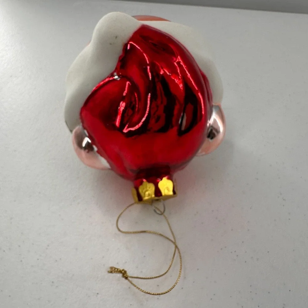 Vintage Christmas Ornaments Teddy‎ Bear Glass Snowman Santa Felt Plush Retro